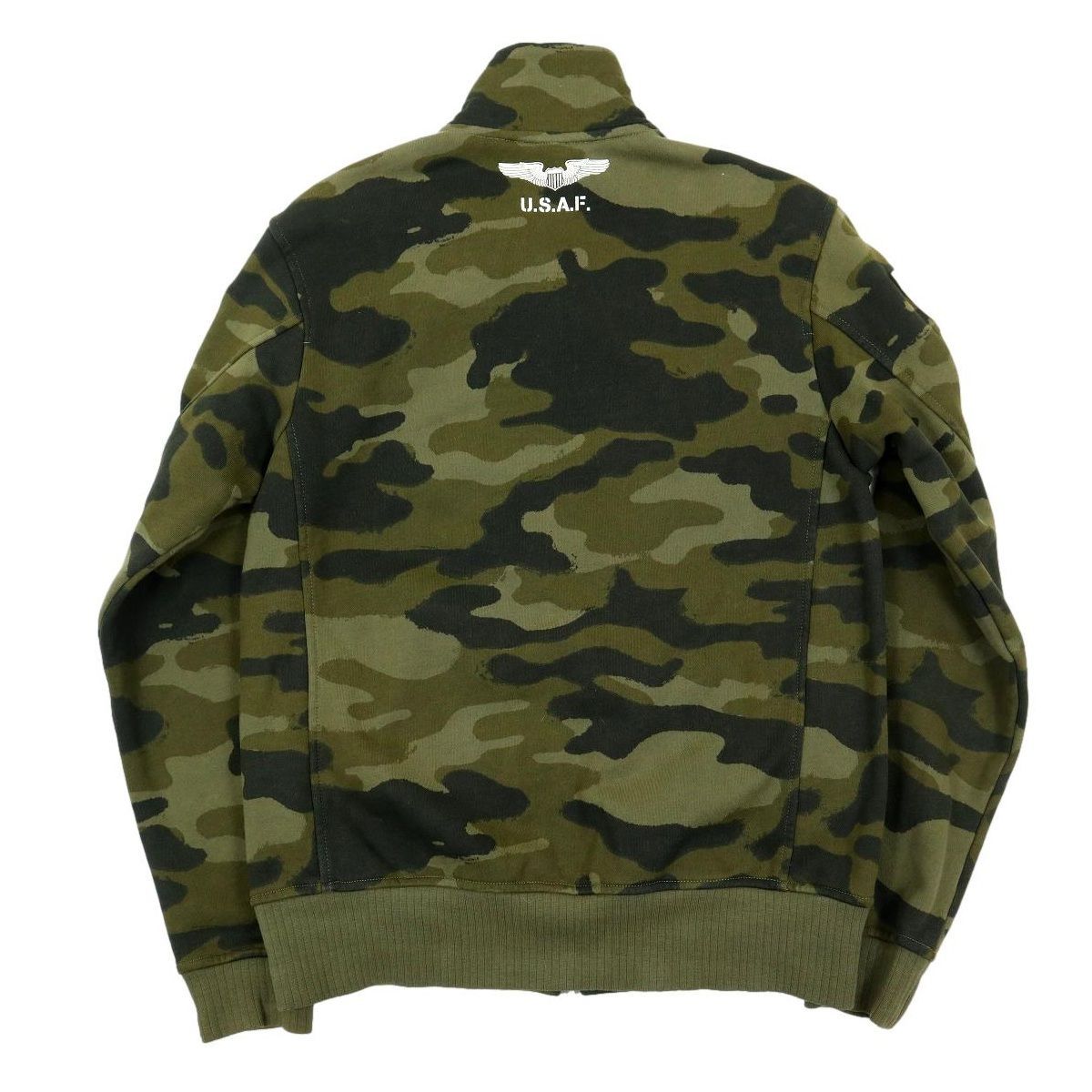 AVIREX 迷彩ジャケット B3708】【美品】AVIREX アヴィレックス トラックジャケット