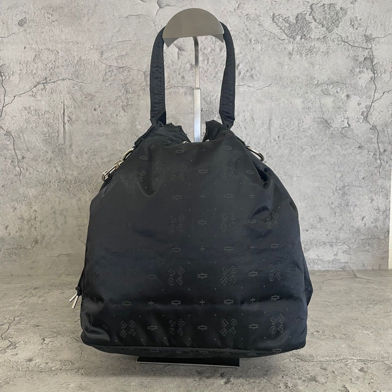 極美品 PORTER ポーター 2way ショルダーバッグ 巾着 モノグラム
