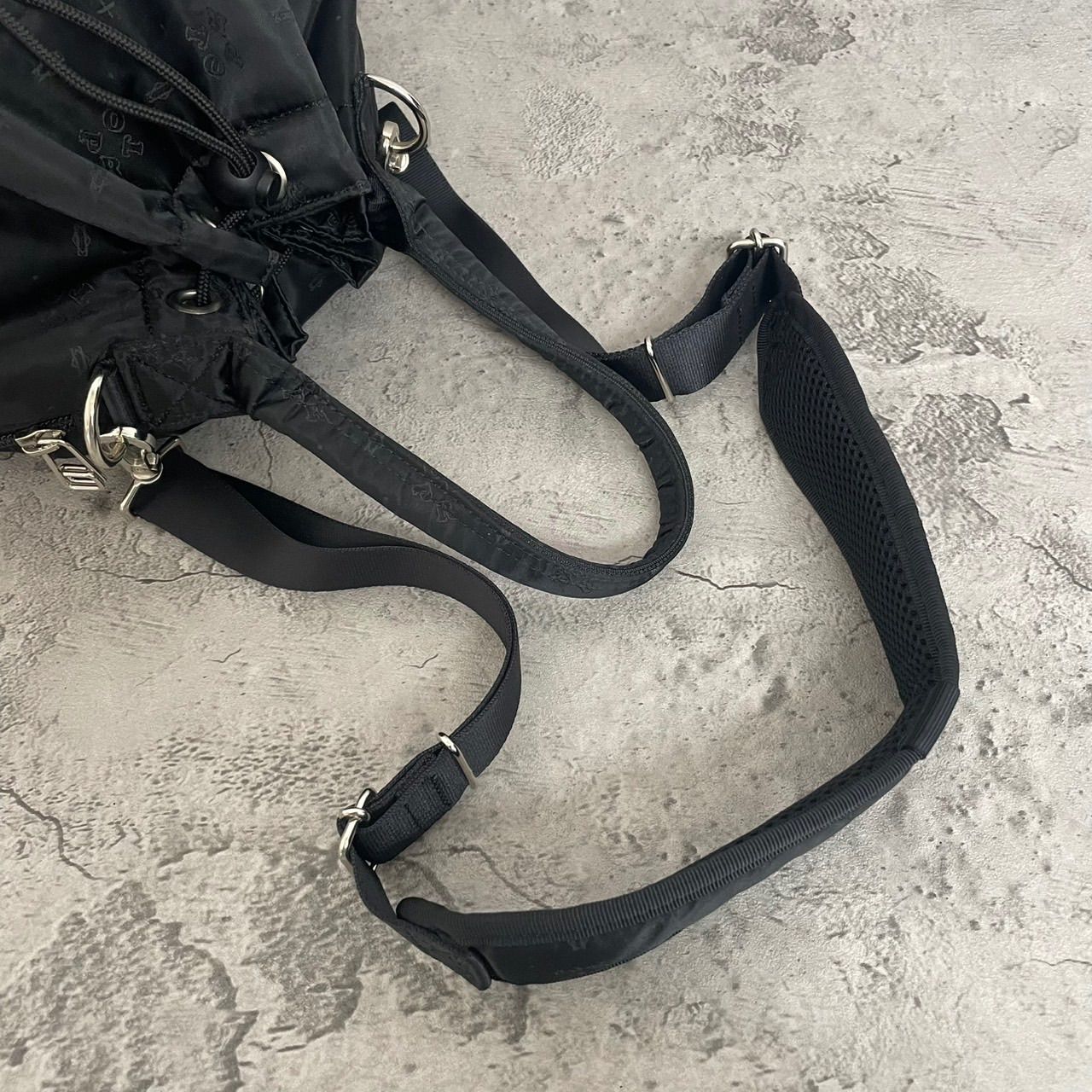 極美品 PORTER ポーター 2way ショルダーバッグ 巾着 モノグラム