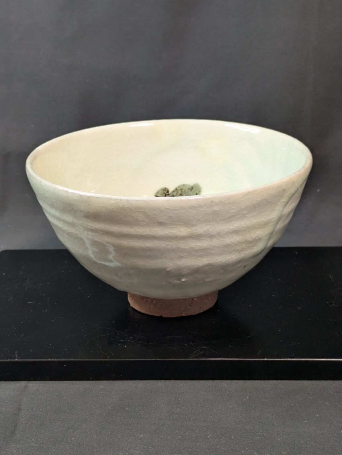 丹波焼 市野弘之造 延年窯 抹茶碗 茶道具 共箱 市野弘之 丹波焼 延年窯 白丹波茶碗 銘 大華 華厳法師弘斎書付 共箱