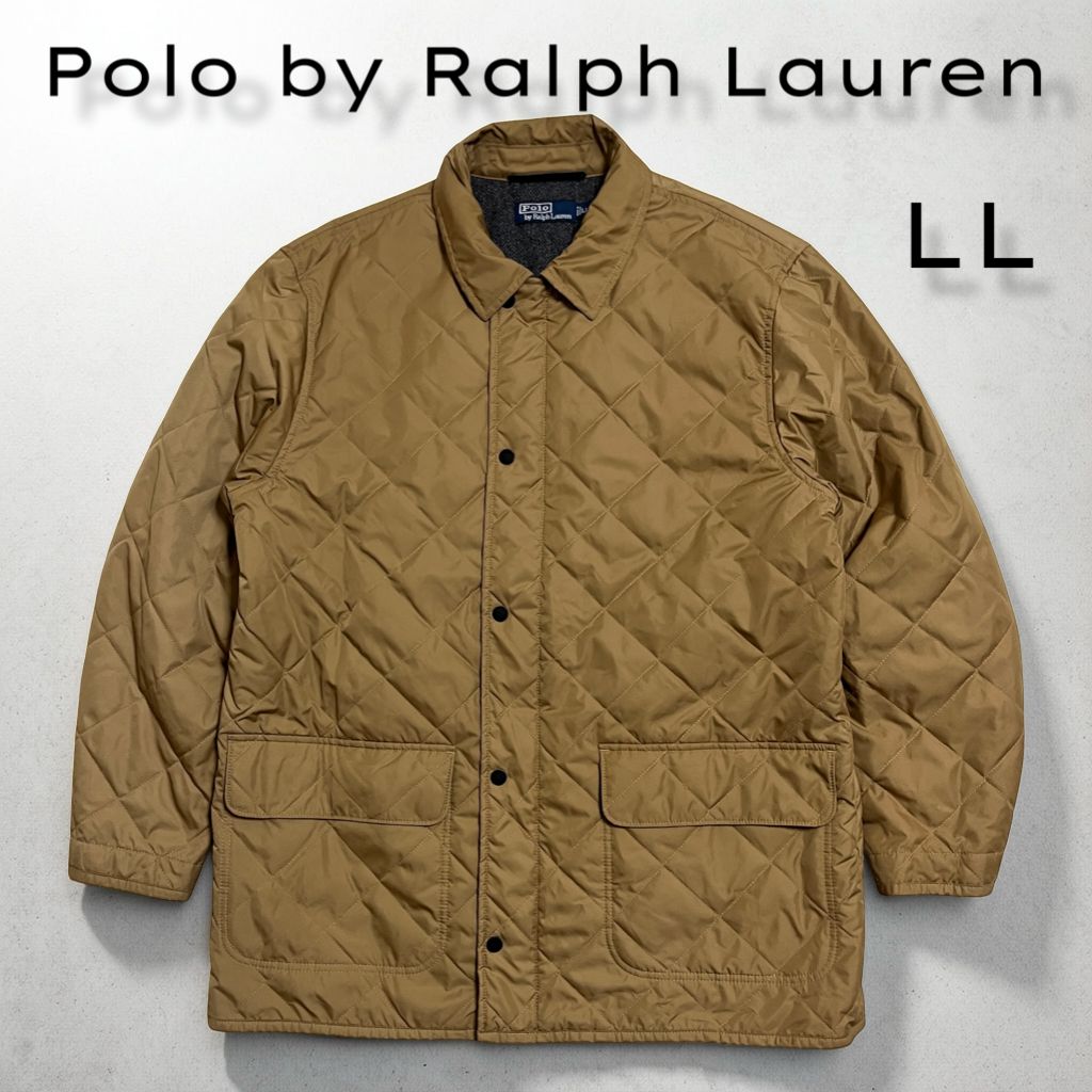 美品 ポロバイラルフローレン キルティングジャケット LL 90s