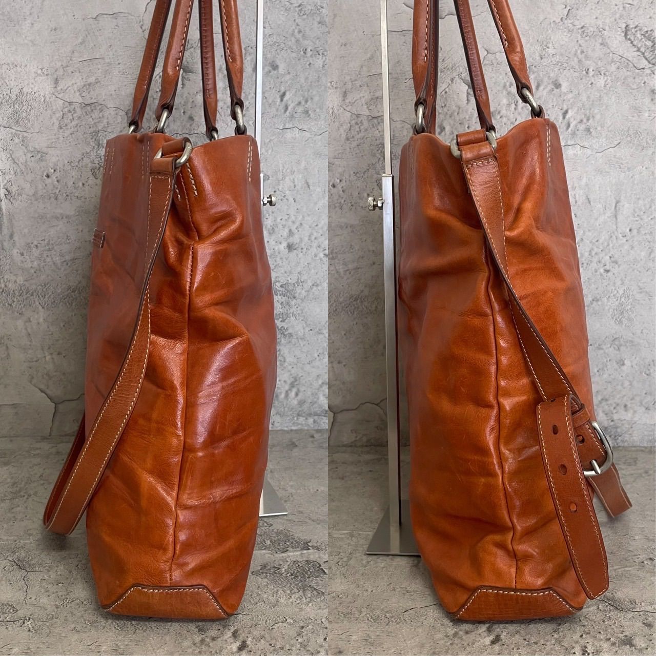 美品 ダニエル&ボブ Daniel&Bob 2way ショルダーバッグ トートバッグ 