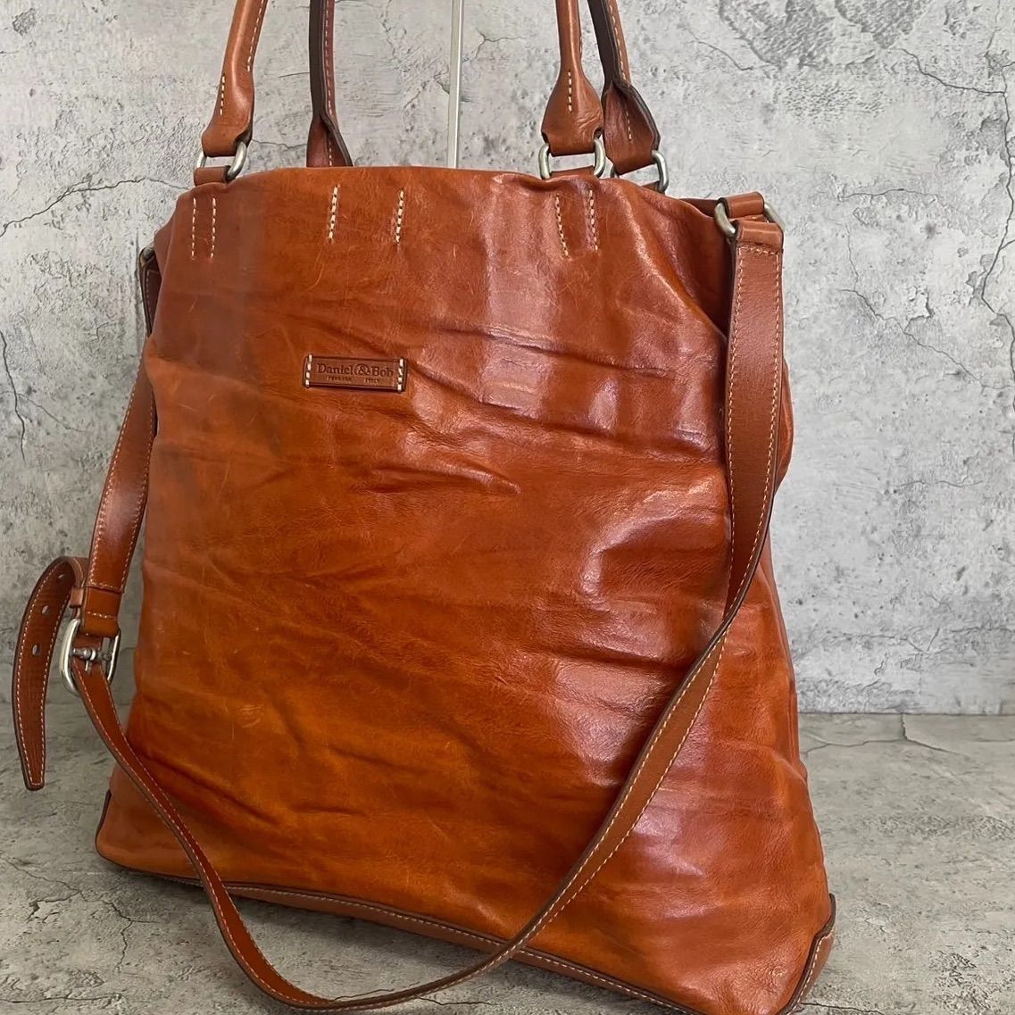 美品 ダニエル&ボブ Daniel&Bob 2way ショルダーバッグ トートバッグ