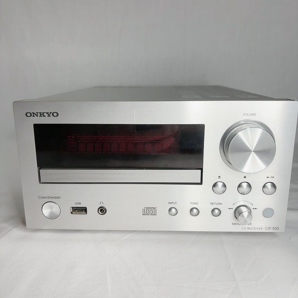 極美品】CR-555 ONKYO CDチューナーアンプ 一体型オーディオ