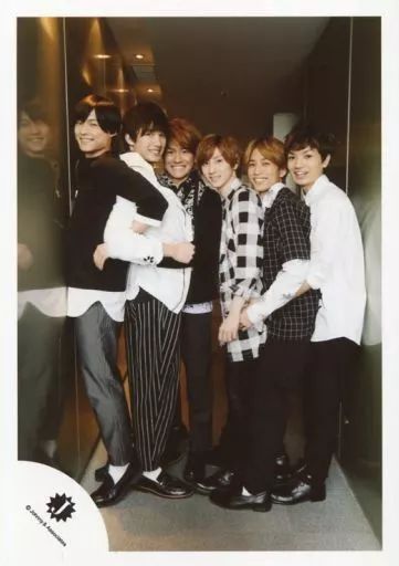 中古】生写真(ジャニーズ) SixTONES/集合(6人)/全身・衣装黒・白・松村