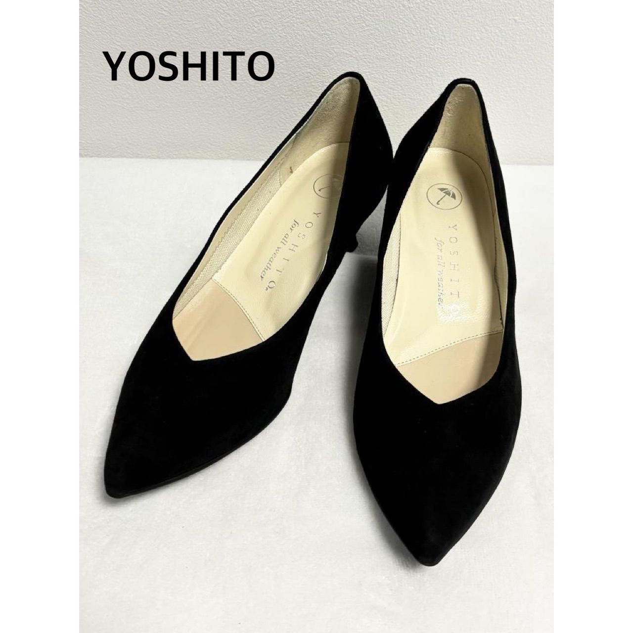 YOSHITO ヨシト パンプス ブラック 23.5cm キレイめ 送料込み 6463120