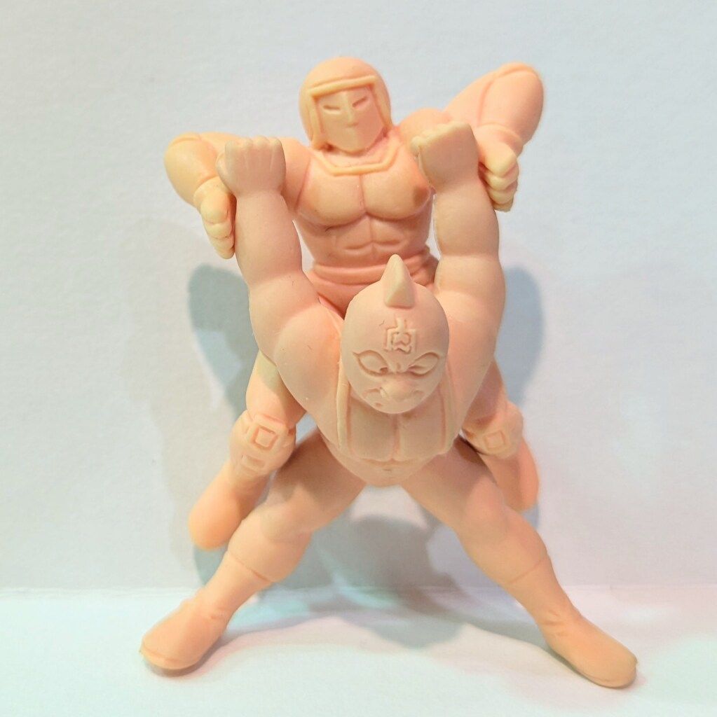 バンダイ キン消し レギュラー パート012 180ウォーズマンVSキン肉マン