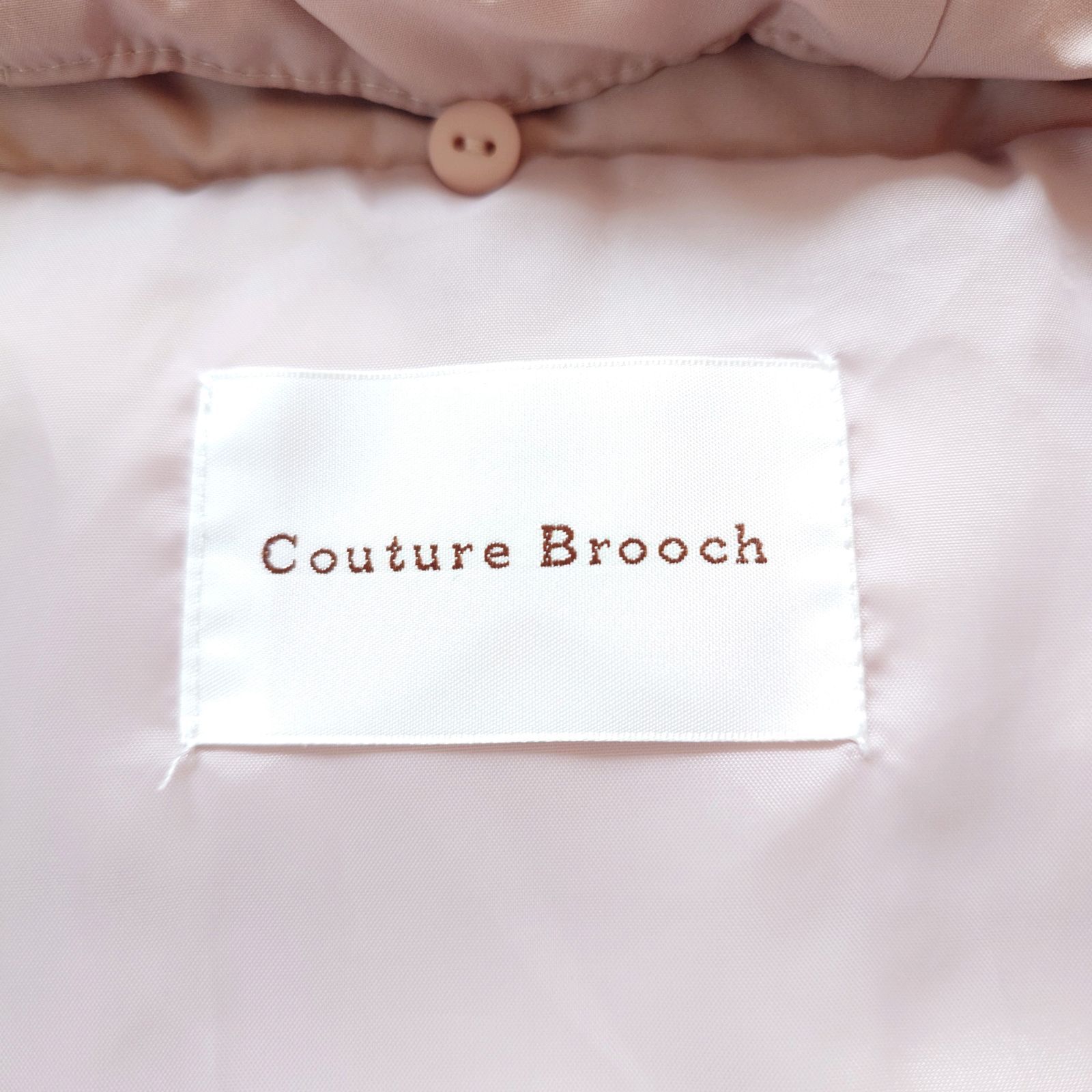美品 クチュールブローチ Couture Brooch 冬の名品 愛されダウン 