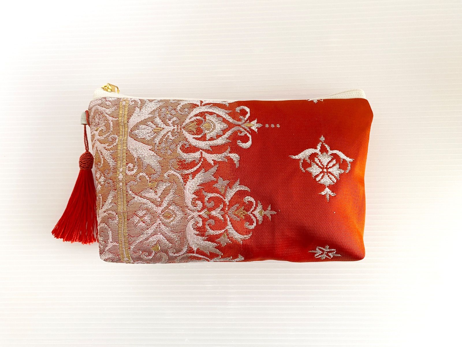 大人可愛いセレブポーチ帯リメイクポーチ化粧ポーチマルチポーチ着物