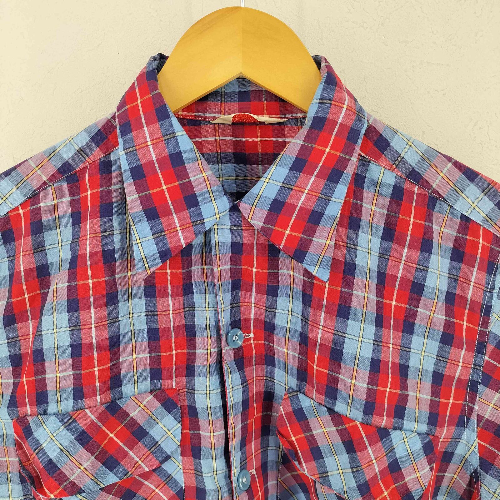 ピルグリム PILGRIM 50s チェックオープンカラーシャツ メンズ import