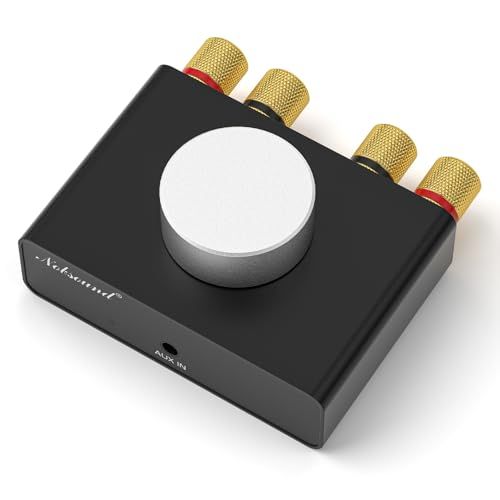 Nobsound TONE HiFi Digital Amplifier TPA 3116搭載 50 W×2 Bluetooth 5.0 エンコーダーノブ付き コンパクト設計 ホームシアター|デスクTOP用 19 V電源アダプター付属 60818 e 76