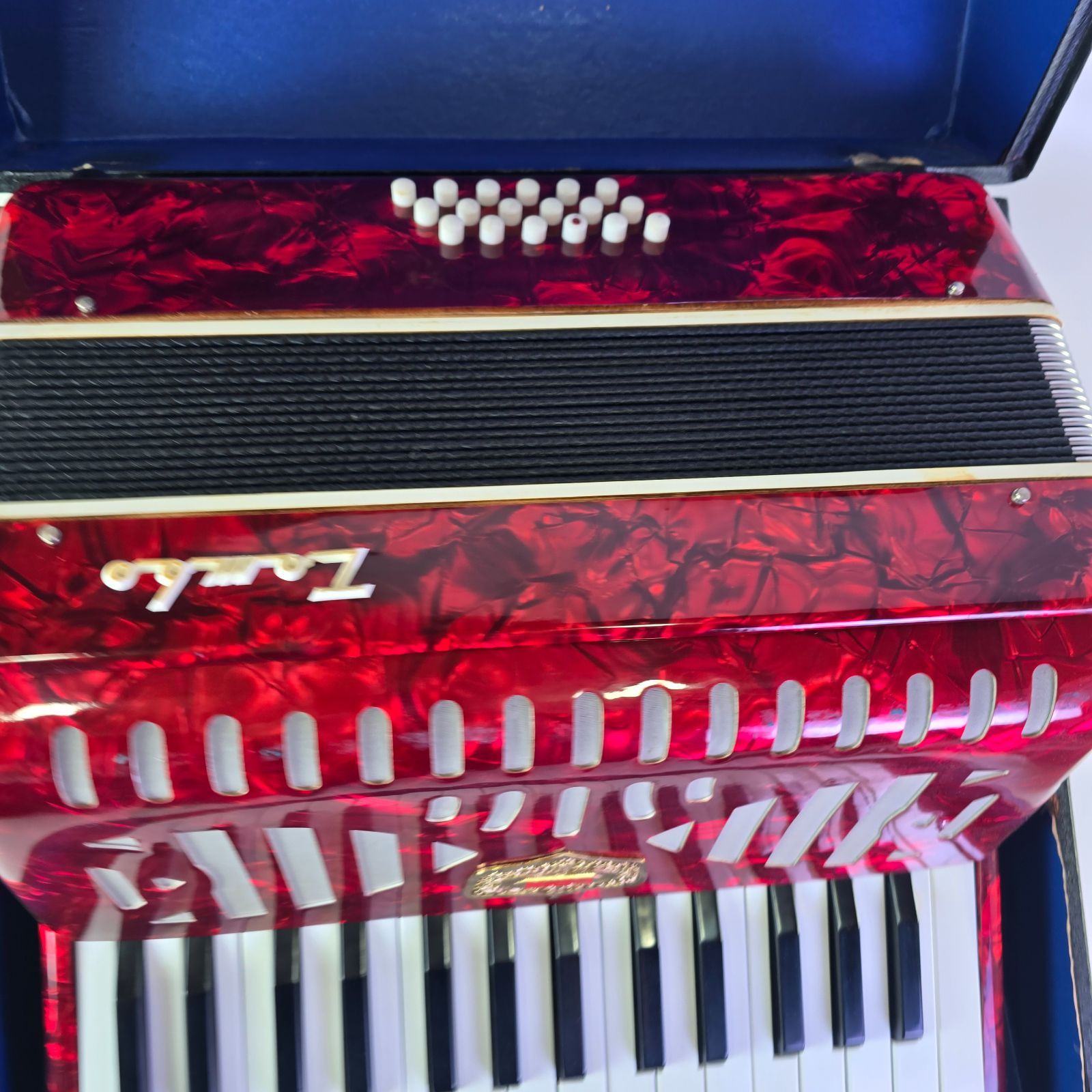 Tomboトンボ No181 ハードケース付き 鍵盤楽器 TOMBO アコーディオン