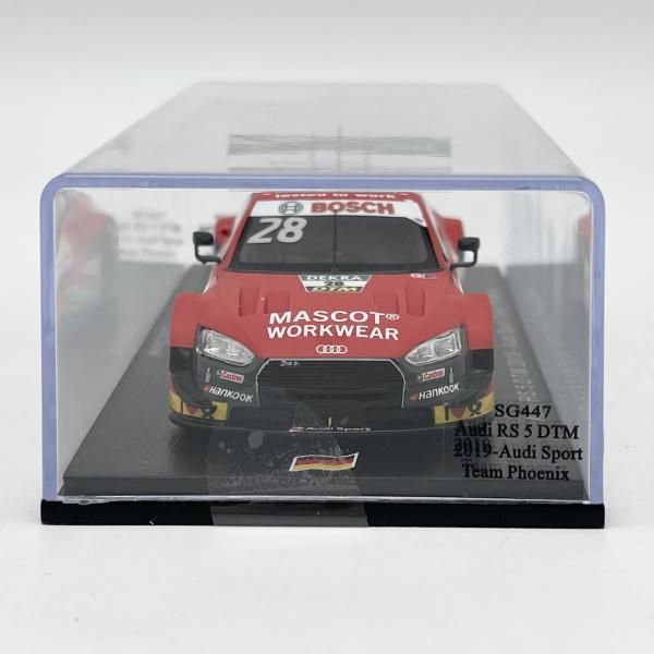  1|43 SG 447 アウディ RS 5 No.28 DTM 2019 アウディスポーツ フェニックス･レーシング ロイック･デュバル スパーク 赤 17 その他 ミニカー