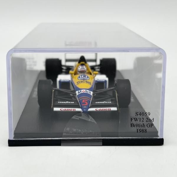 中古】未開封 1/43 S4059 ウィリアムズ・FW12 2nd British GP 1988 #5