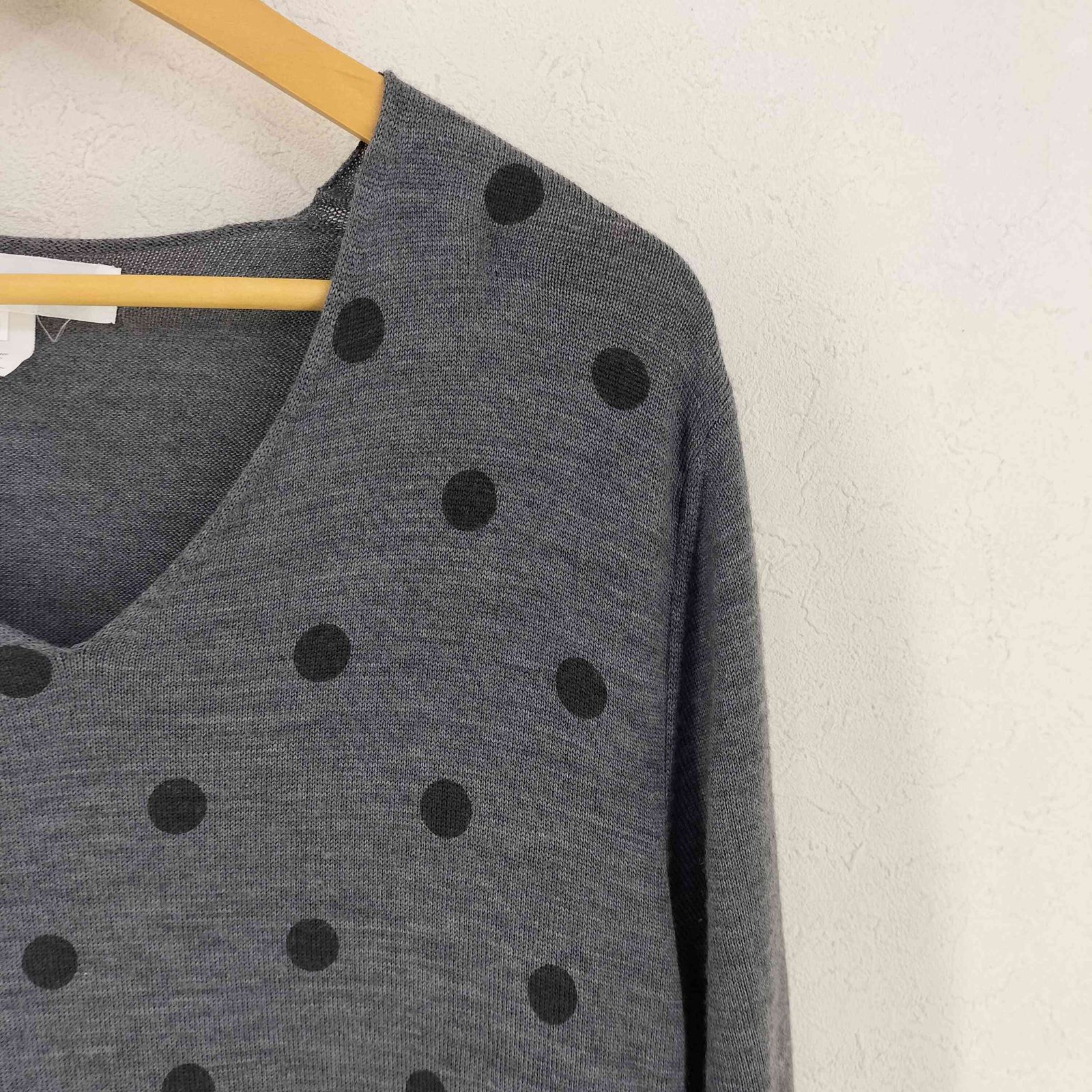 コムデギャルソン　ドット　ニット　sample品 コムデギャルソンシャツ COMME des GARCONS SHIRT ドット柄 Vネック