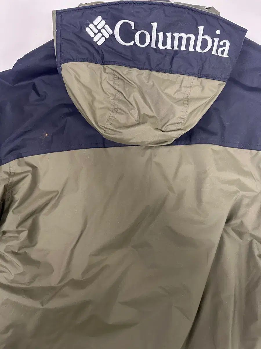 コロンビア チャレンジャー アノラック ジャケット L カーキ ネイビー