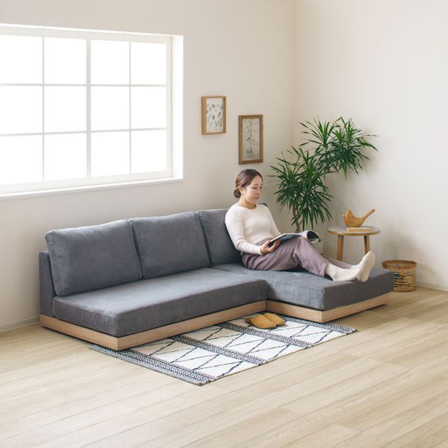 カウチソファ幅80セット 1236