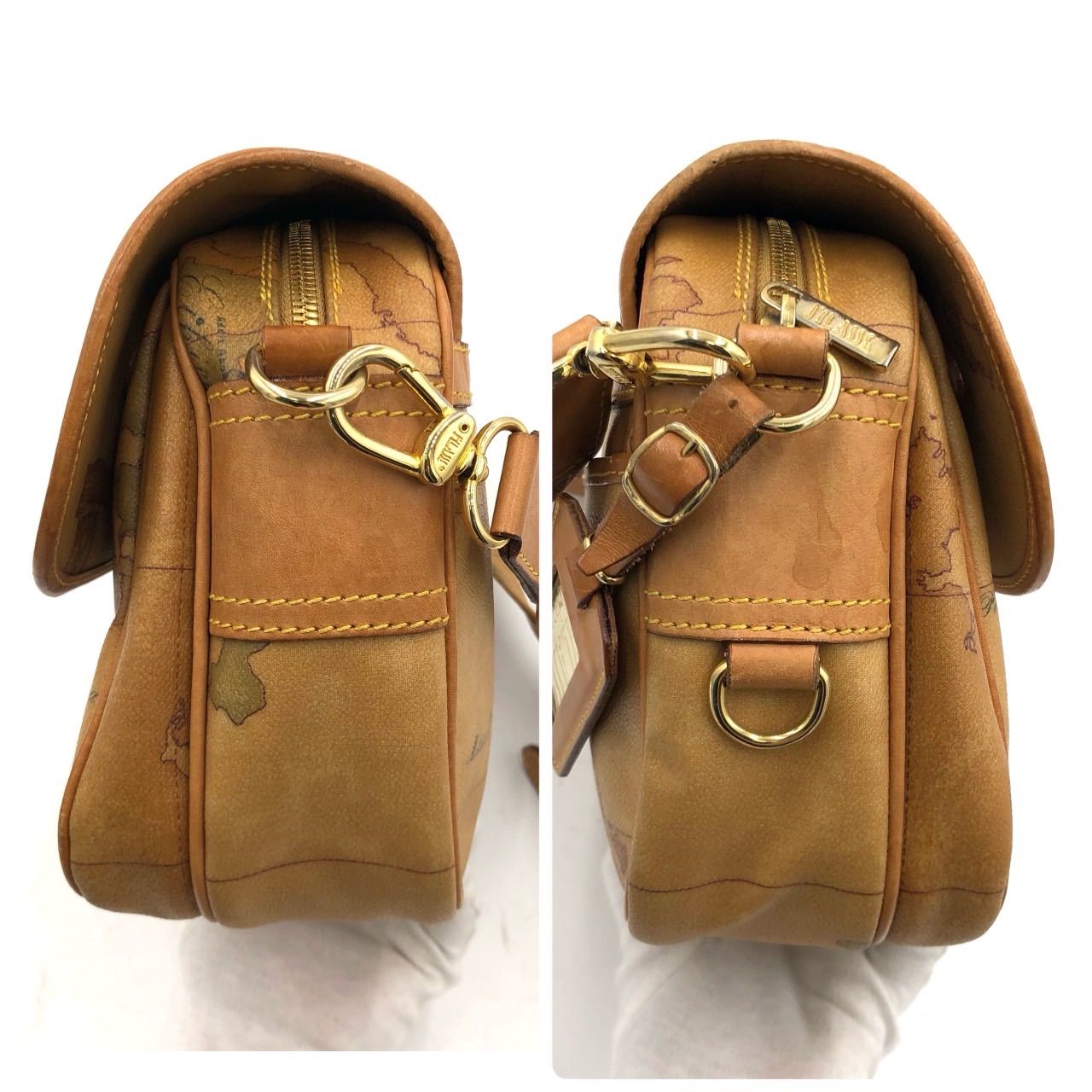 プリマクラッセ ショルダーバッグ 地図柄 ジオクラシック 斜め掛け PVC