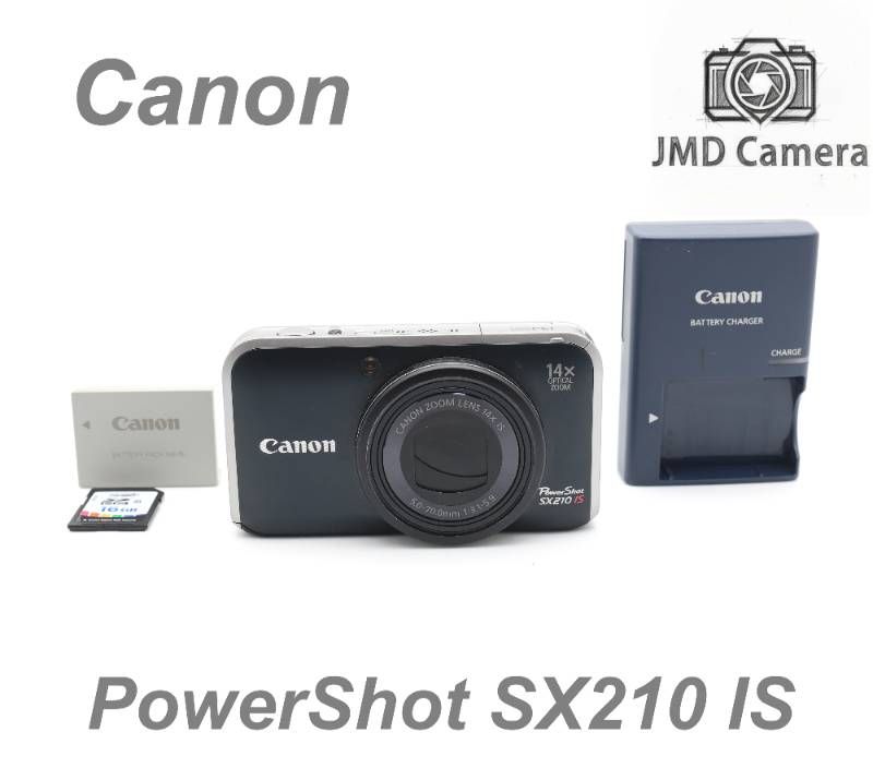 □完動品 Canon PowerShot SX210 IS コンパクトデジタルカメラ - メルカリ