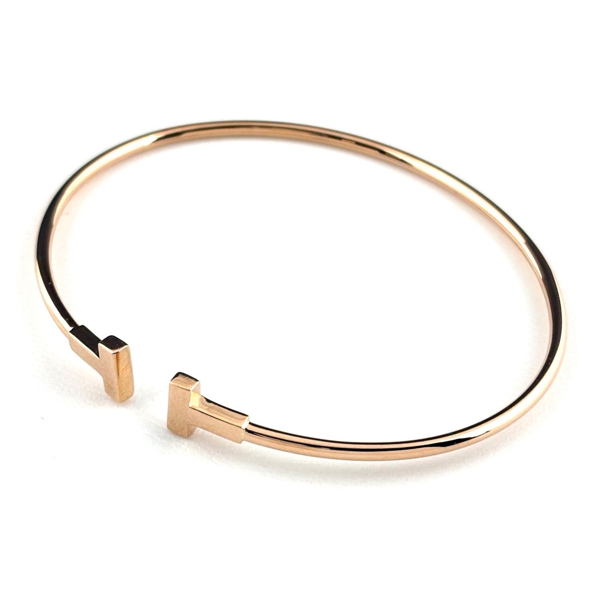 ティファニー TIFFANY&Co. Tワイヤー ブレスレット PG ピンクゴールド