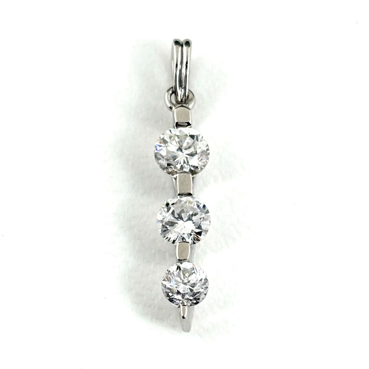 エメラルド 1.16ct ダイヤモンド 計0.32ct ペンダントトップ Pt900 
