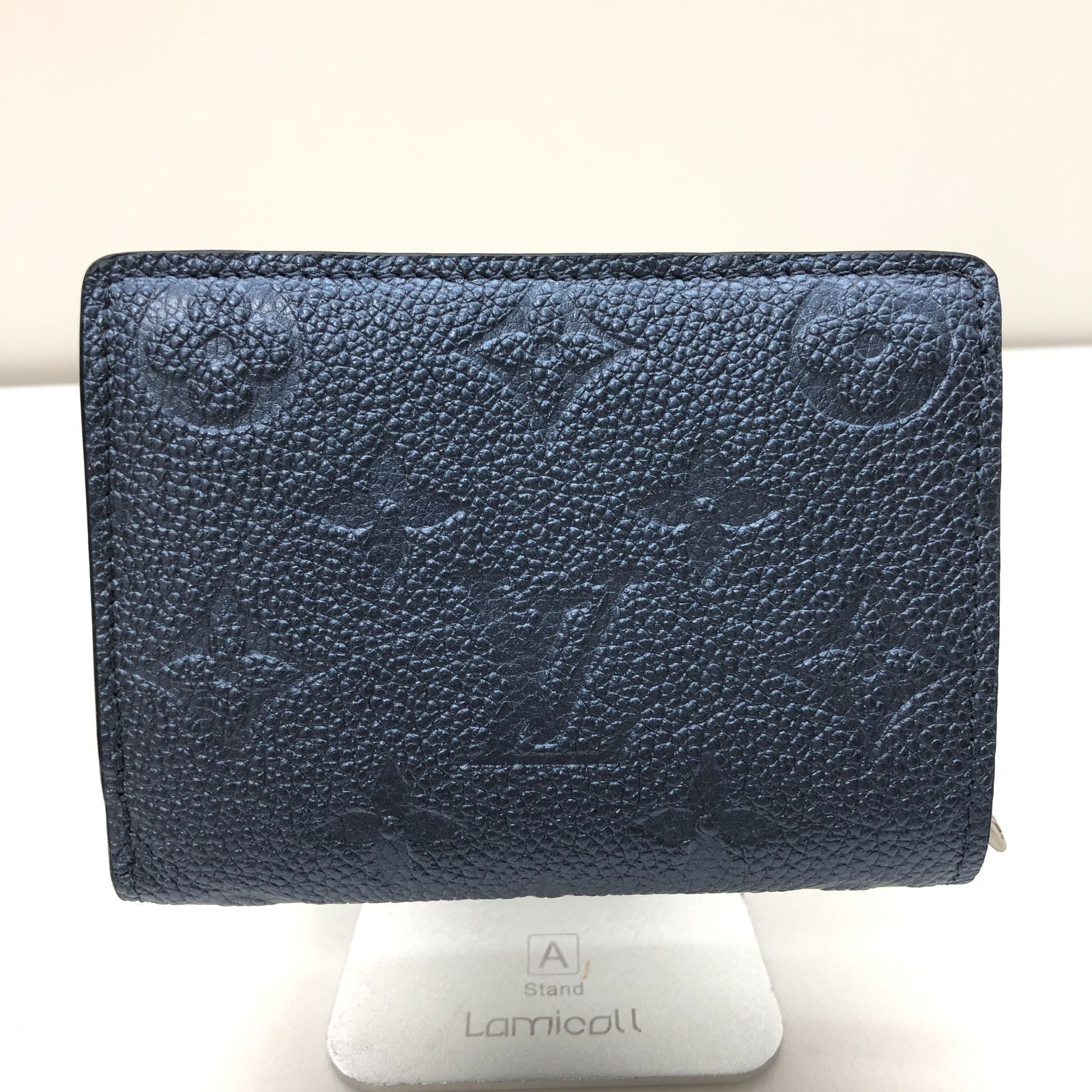 美品】LOUIS VUITTON 折り財布 ポルトフォイユ クレア メタリック 