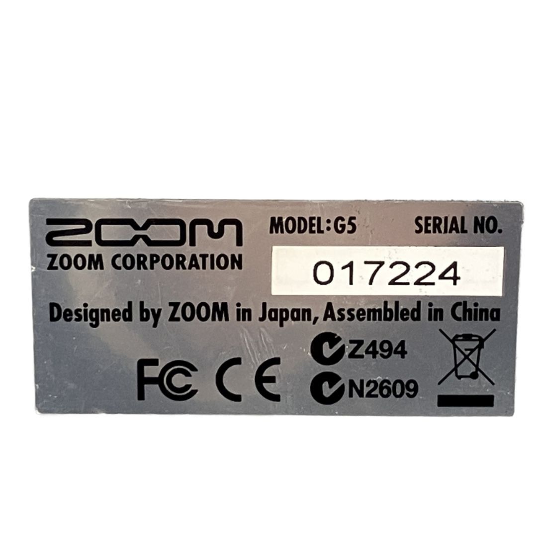 ZOOM G5 ズーム ギター用 エフェクト アンプシミュレーター マルチ