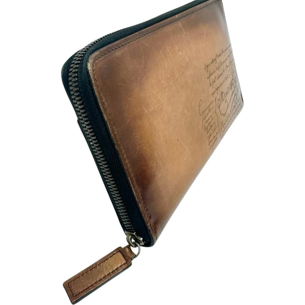 Berluti/ベルルッティ】ラウンドファスナー 長財布 レザー