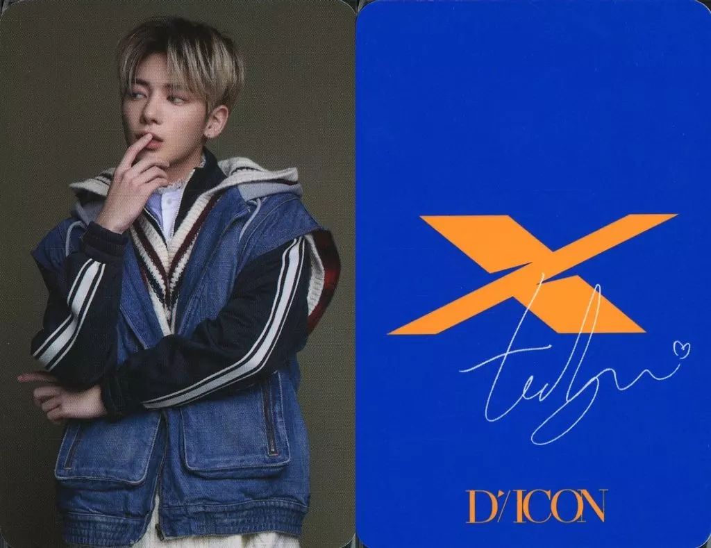 中古】コレクションカード(男性) TOMORROW X TOGETHER/テヒョン/裏面青