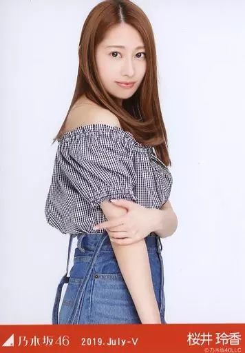 中古】生写真(乃木坂46) 桜井玲香/上半身・「ギンガムチェック