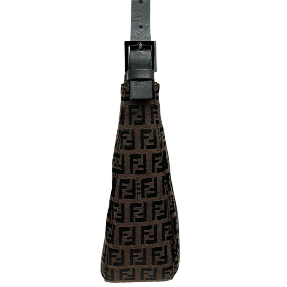 美品 FENDI ショルダーバック ズッキーノ キャンバス FF金具 FENDI/フェンディ】ワンショルダー ズッキーノ ショルダーバッグ