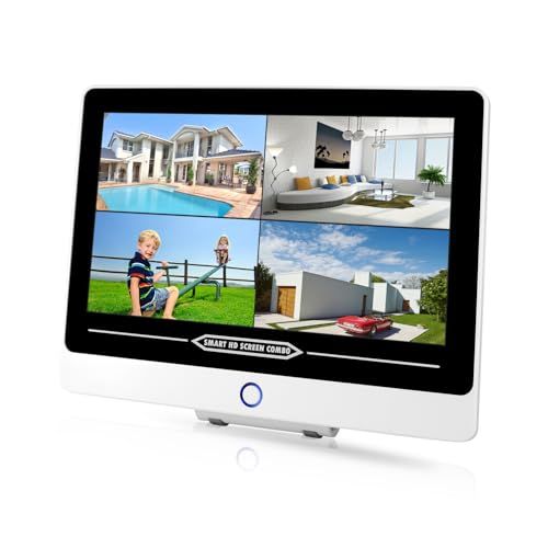 POE給電録画機 12インチ防犯モニター付き 800万画素対応H 265映像圧縮 HDD 電源アダプター AI人物検知 POE監視カメラ8台が増設対応 766 b 1 ab 5 オーバル皿 その他 