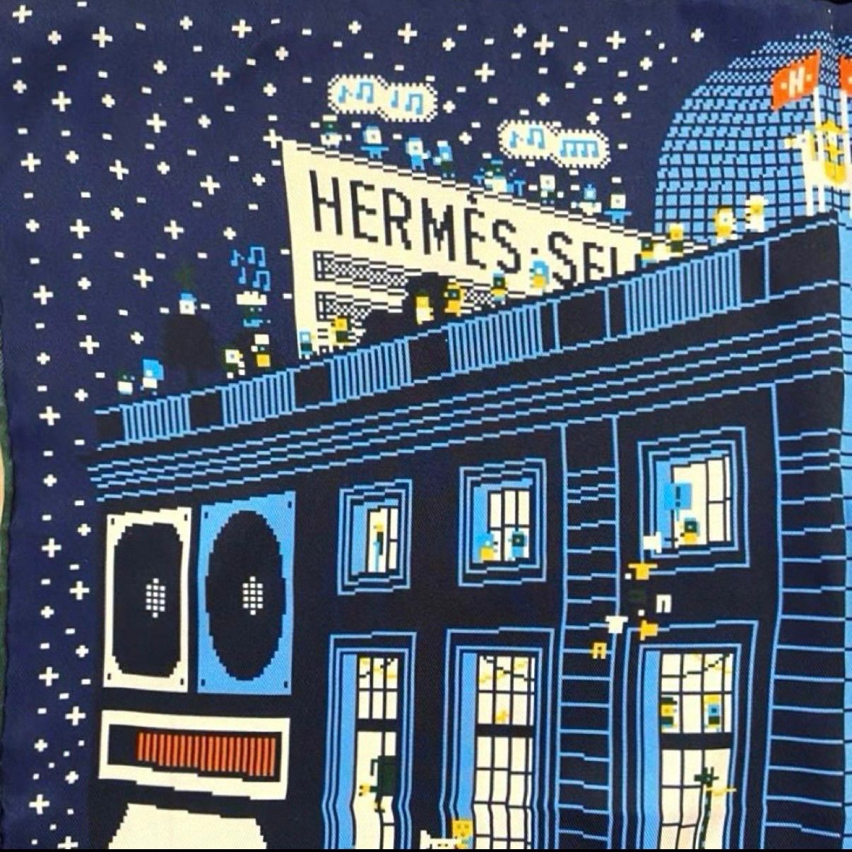 極美品 可愛い エルメス シルクスカーフ ガヴロッシュ フォーブル