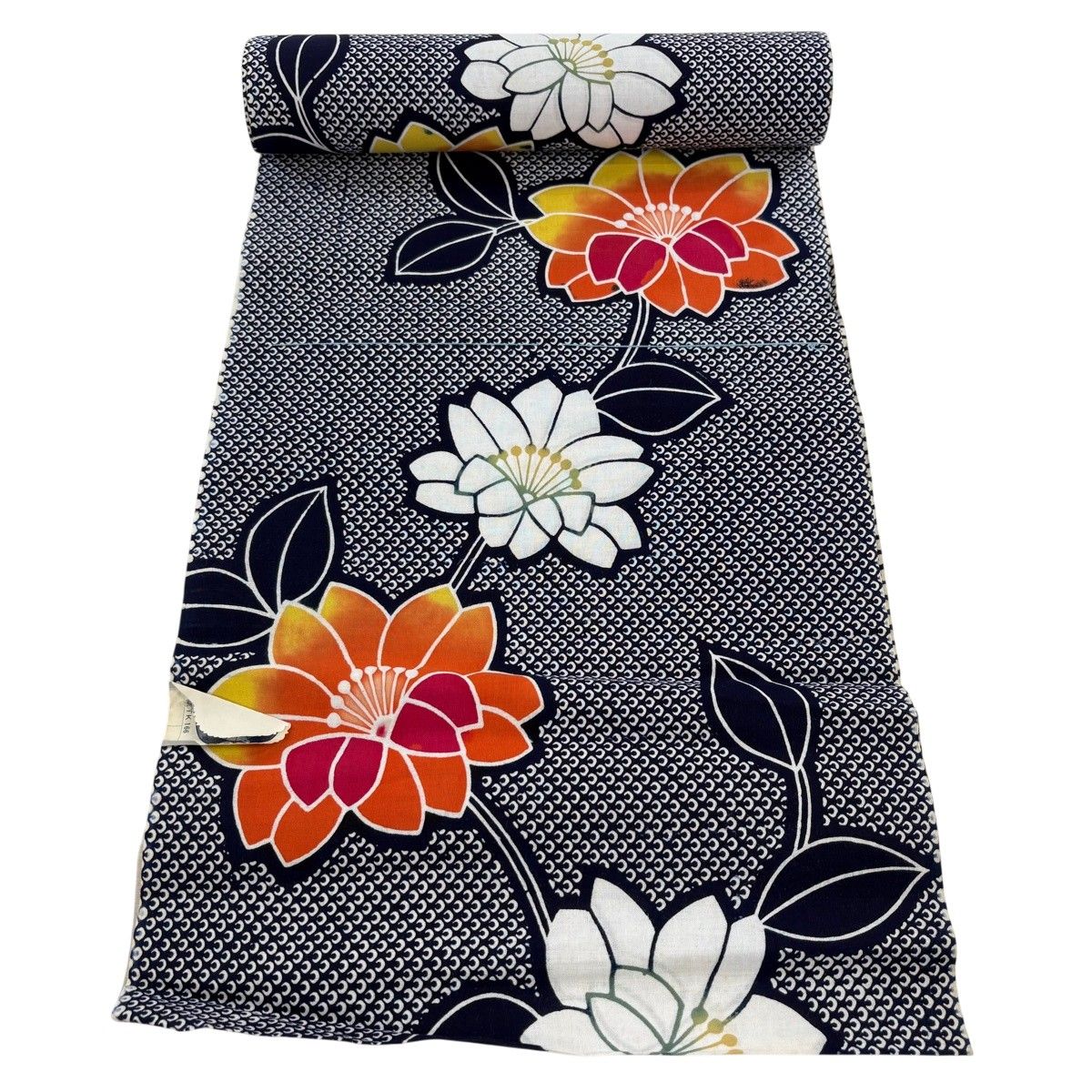 反物 優品 浴衣 草花 濃紺 綿 【中古】 - メルカリ