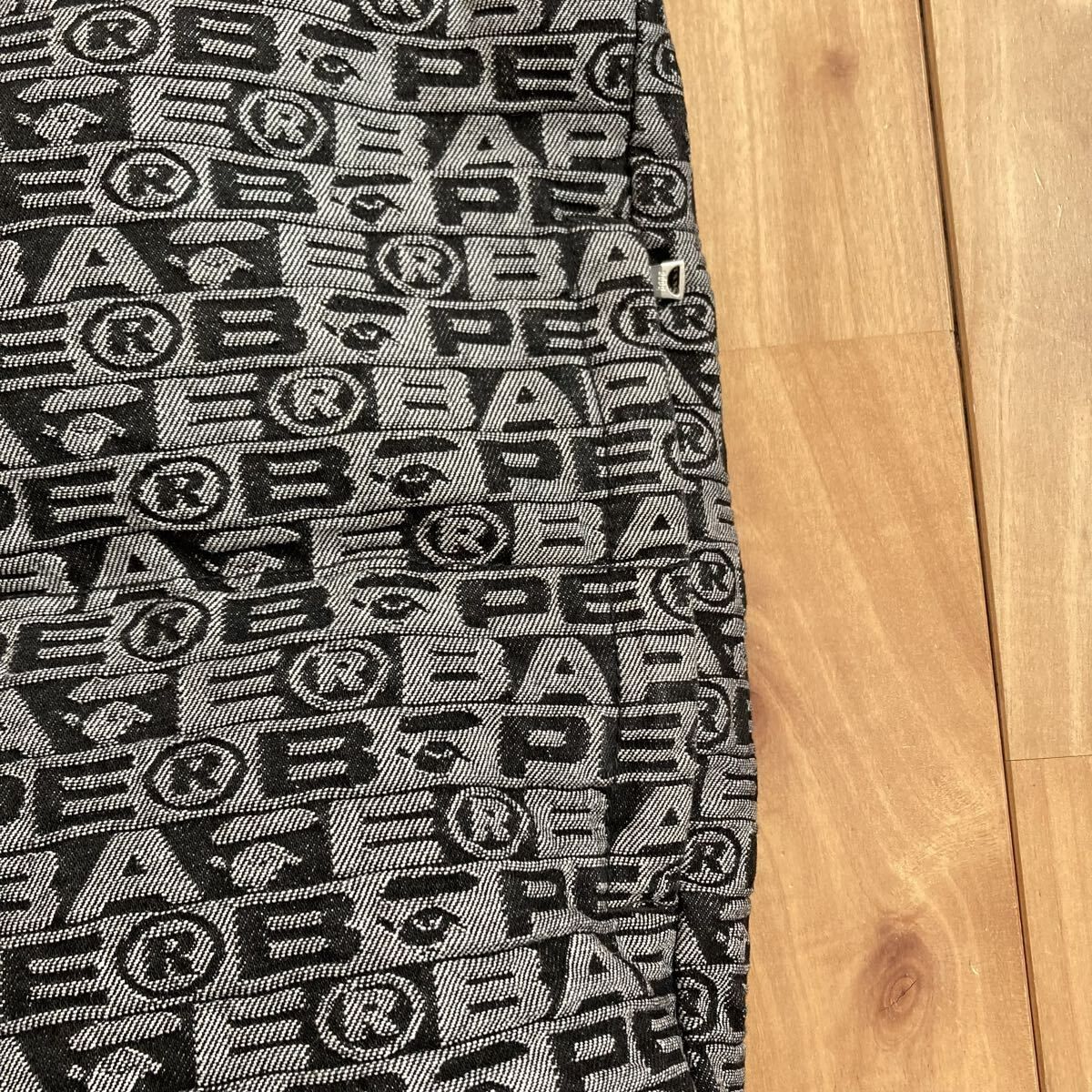 BAPE FACE LOGO モノグラム ダウンジャケット Mサイズ a bathing ape
