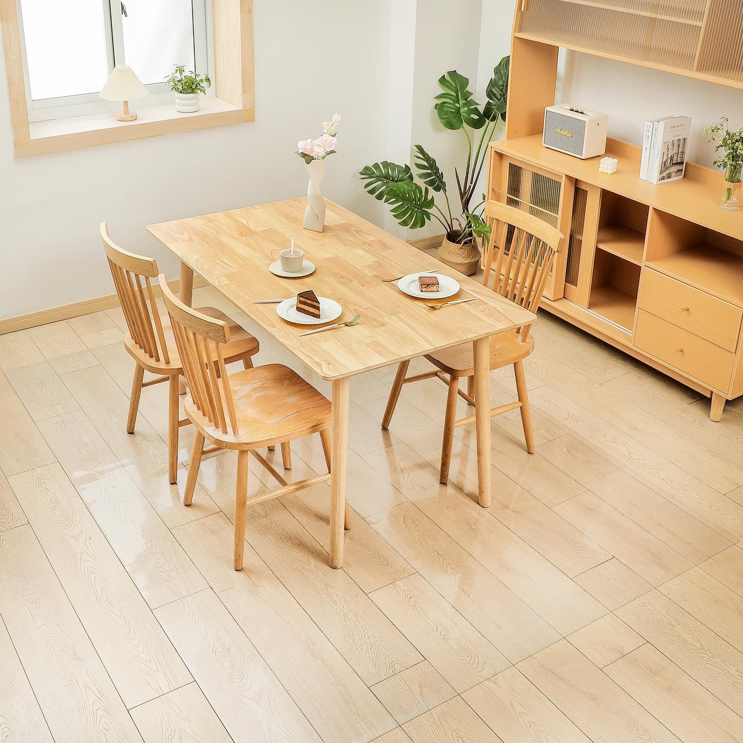 AHAZIAH ダイニングマット 透明 クリアマット 2 mm厚 エンボス加工 拭ける PVCマット 床暖房対応 お手入れ簡単加工 カットできる サラっとした手触り 清潔 ハードフロア|畳|フローリング対応