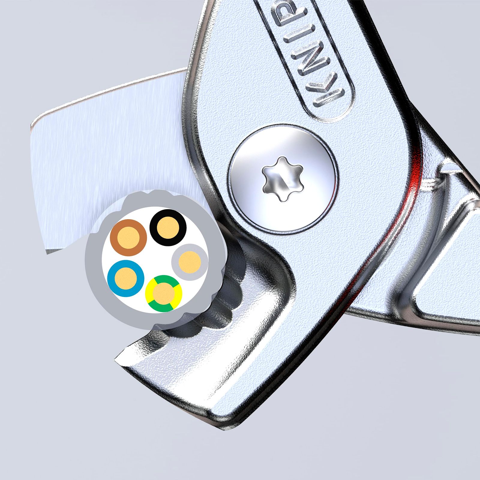  クニペックス KNIPEX 絶縁ケーブルカッター ステップカット1000 V 9516-160 SB 切削工具 切削 切断 穴あけ