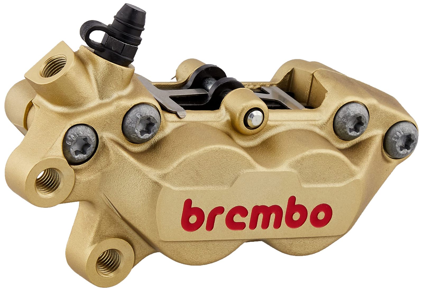 新品 brembo(ブレンボ) 4P キャリパー 左用 40mmピッチ ゴールド 鋳造