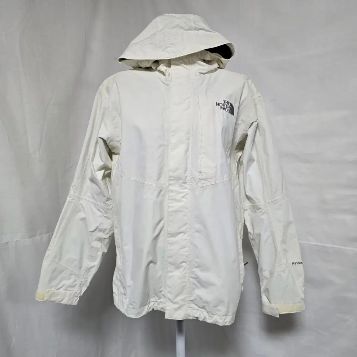 ザノースフェイス ハイベント アイボリー ウィンドブレーカー フード