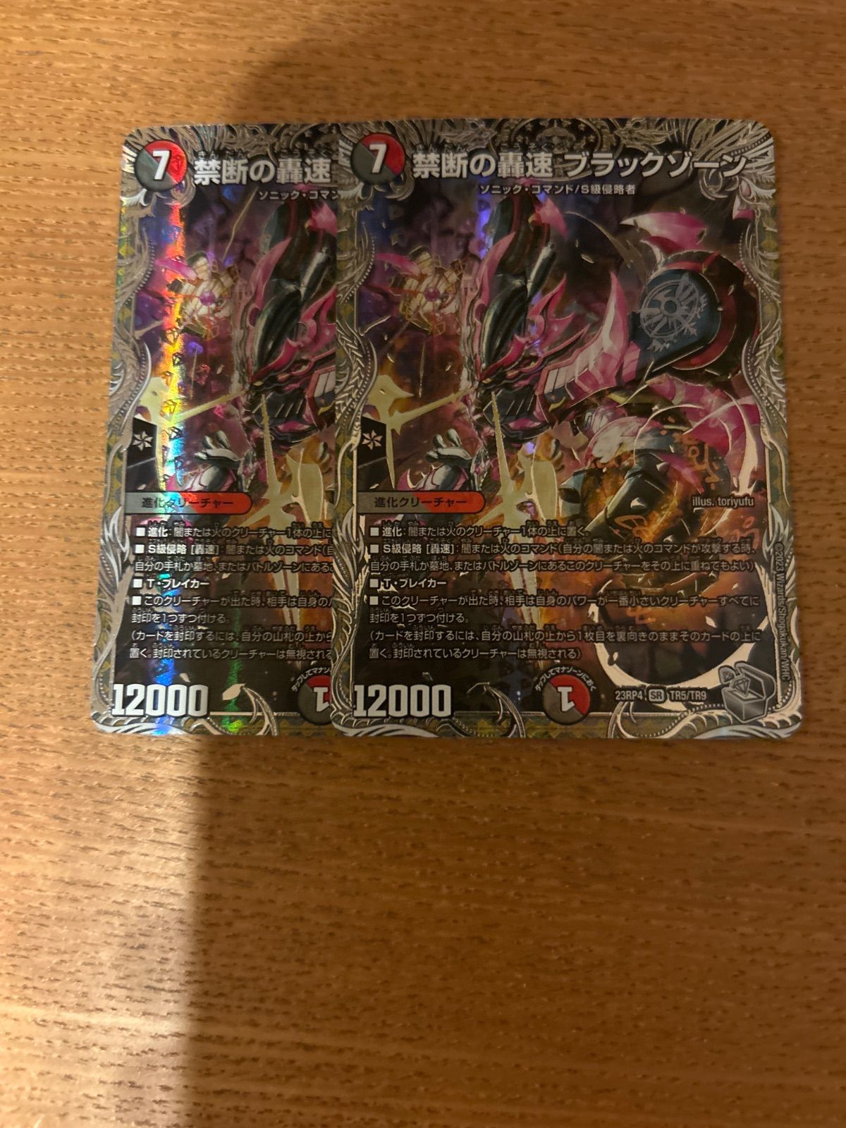 禁断の轟速ブラックゾーン 銀トレジャー 2枚セット - メルカリ