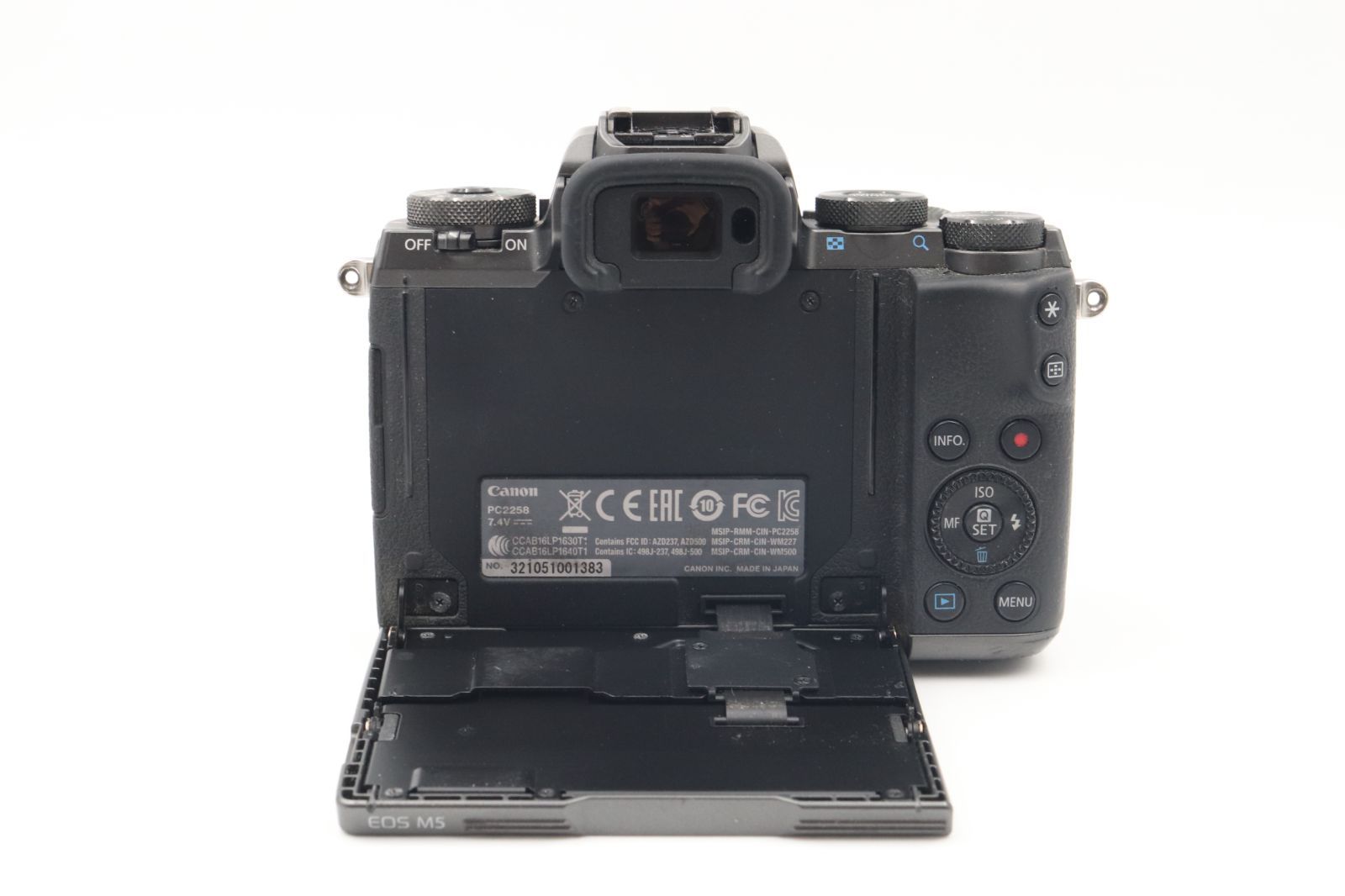 良品☆Canon キヤノン EOS M5 ボディ ブラック ##16319 - メルカリ