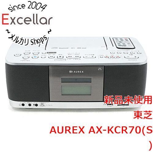 bn:18] TOSHIBA SD/USB/CDラジオカセットレコーダー AUREX AX-KCR70(S