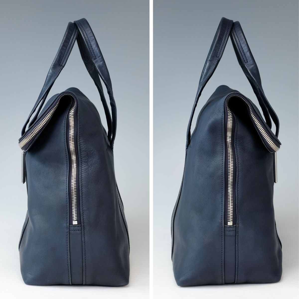 3.1 Phillip Lim レザー トートバッグ HOUR BAG ネイビー ビジネス