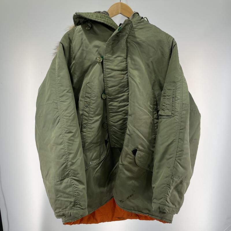 【中古】Golden Fleece アメリカ製 1970年初期 N-3B サイズ50 カーキ ゴールデンフリース SCOVILジップ[19][240019522290] 中古】Golden Fleece アメリカ製 1970年初期 N-3B サイズ50 カーキ