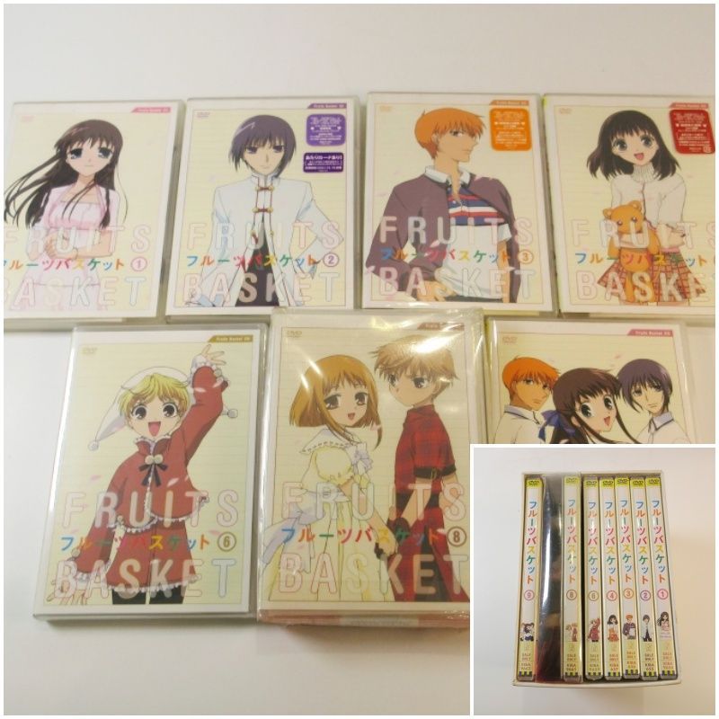 完全売切！！ フルーツバスケット アニメ DVD 7本 1 2 3 4 6 8 9