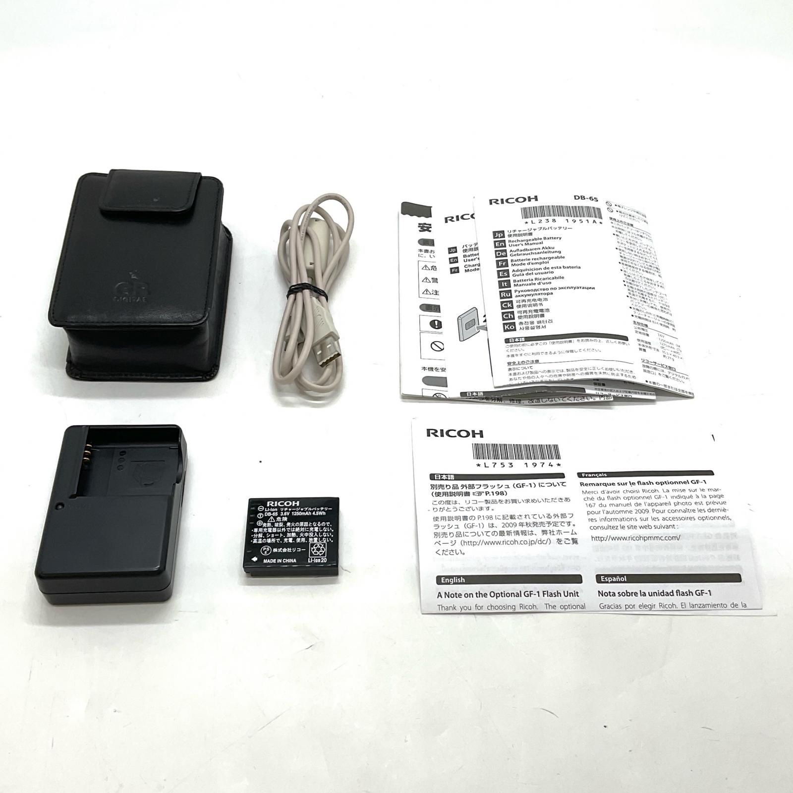 全額返金保証】【最速発送】RICOH コンパクトデジタルカメラ GR