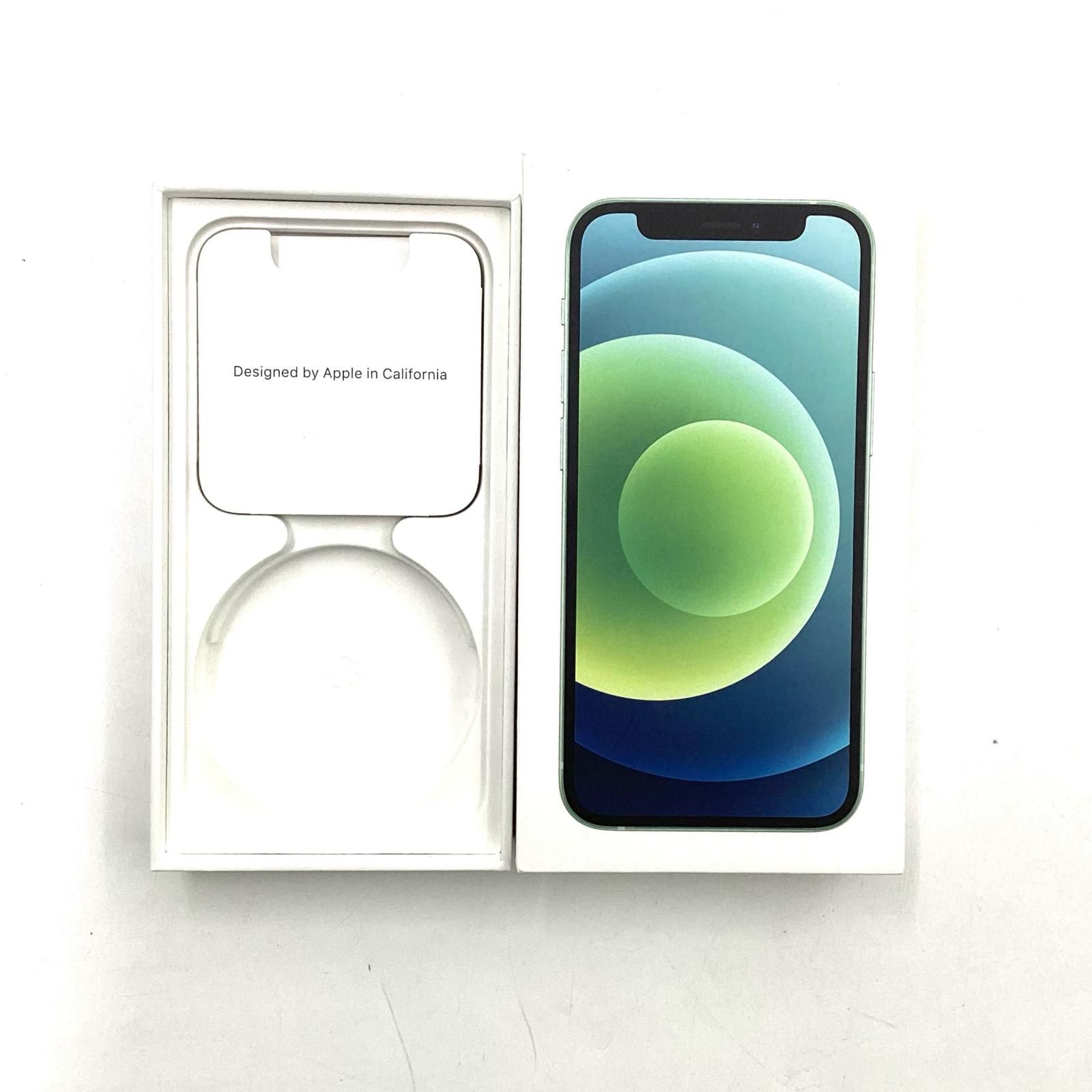 全額返金保証】【最速発送】 iPhone 12 mini 64GB グリーン docomo 白 