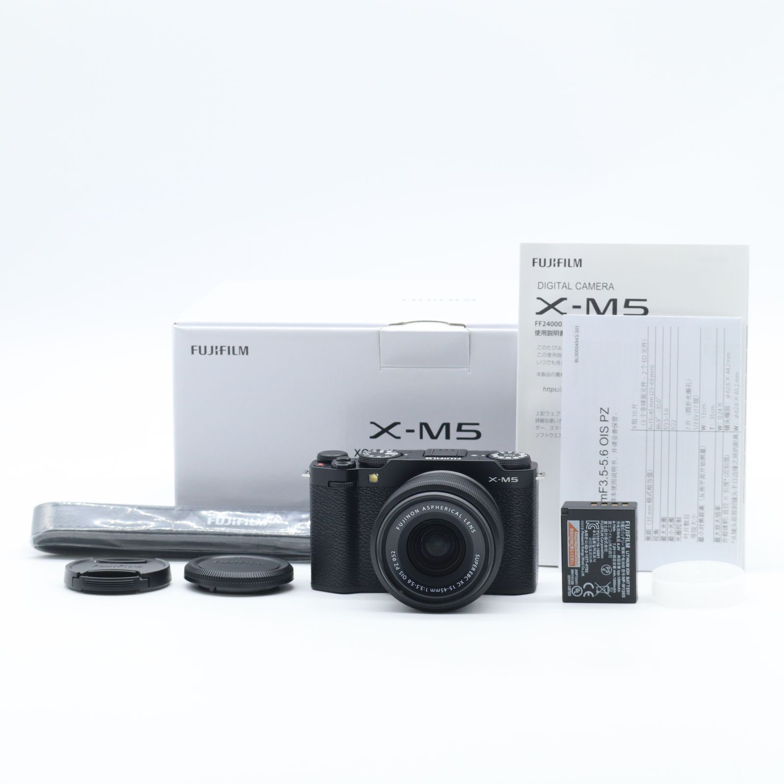 FUJIFILM X-M5 ブラック レンズキット Fujifilm X-M5 with XC 15-45mm 