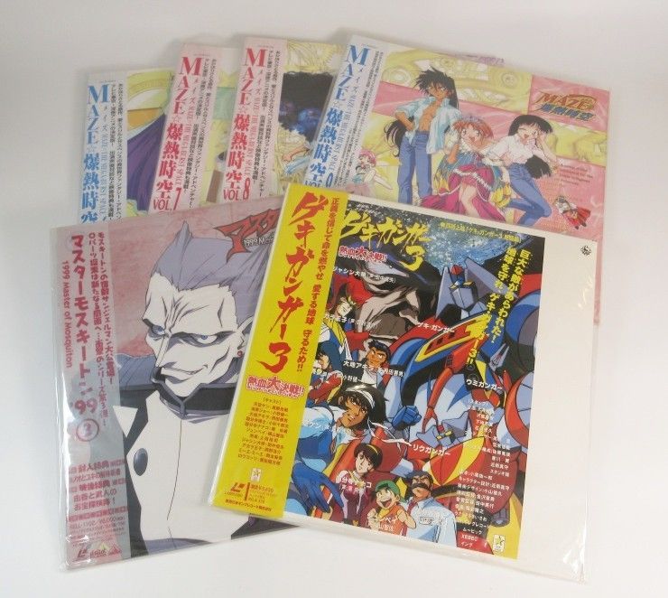 LD レーザーディスク まとめて アニメ MAZE爆熱時空 ゲキガンガー