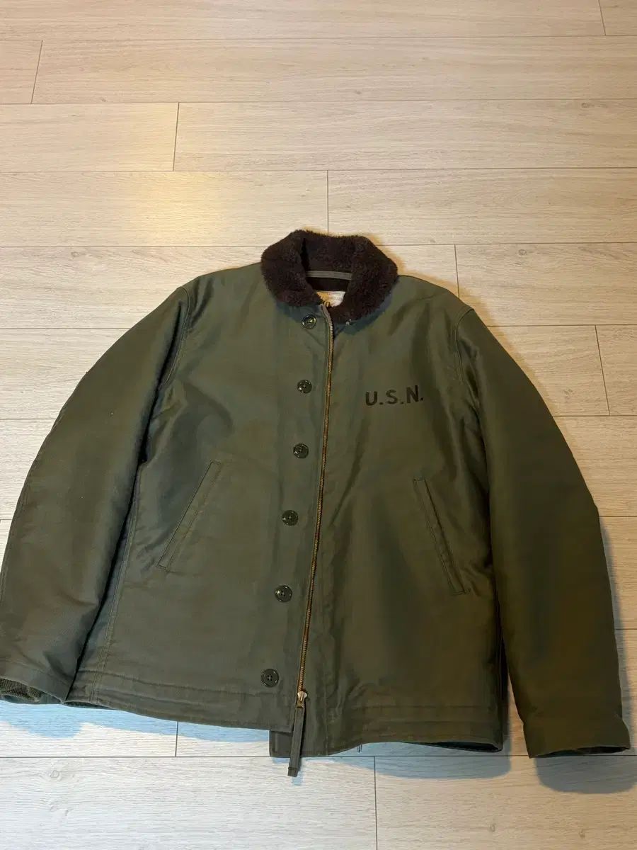 ザ・リアルマッコイズ N-1 デッキジャケット オリーブ 限定モデル